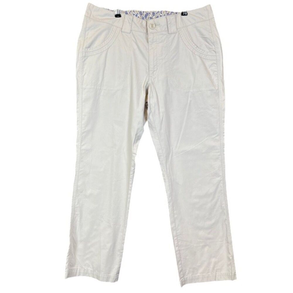 NWOT Carhartt WIP‎ Jens Pant Putty Beige Khakis Chinos Trouser Women's Size 14
